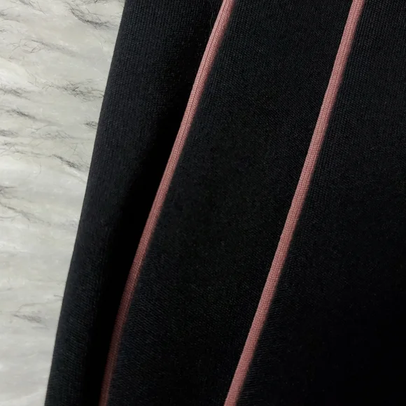 Black Leggings with Mesh Accents - Picture 4 of 4